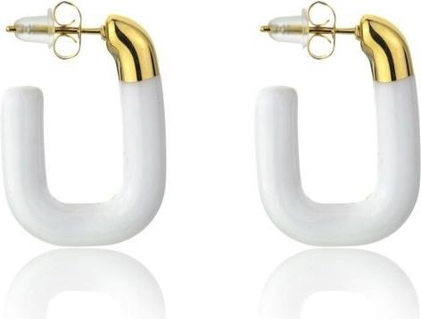 Image du produit Emily Westwood Boucles d'oreilles ovales stylées avec émail EWE23136G