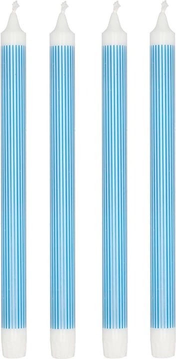 Image du produit Villa Collection Bougie bâton Styles Bleu, 4 pièces (4 pcs)