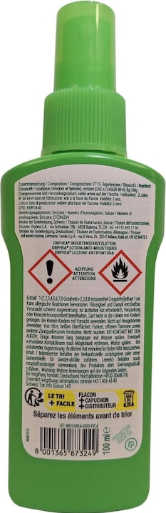 Actual product image Orphea Insect repellent spray family 100 ml (100 ml)