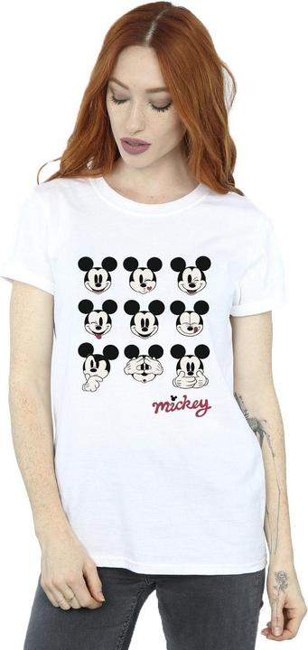 Immagine prodotto Disney Mickey Mouse Many Faces Maglietta Ampia Donna (M)