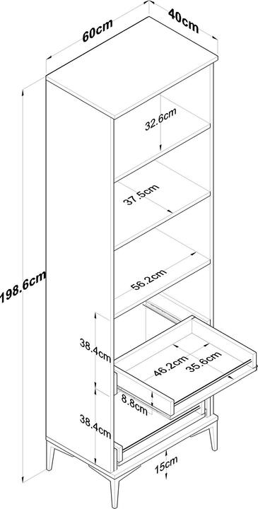 Produktbild Skye Decor JE111 (60 x 40 x 198.50 cm)