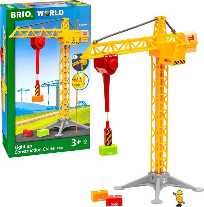 Productafbeelding Brio Bouwkraan met verlichting