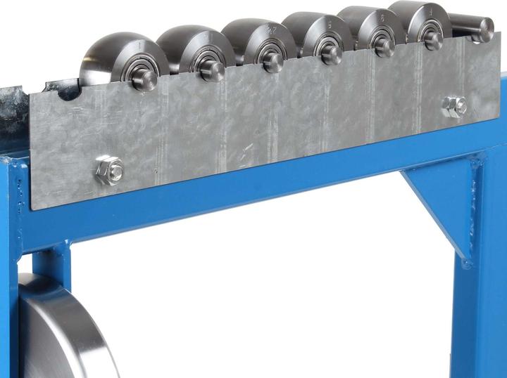 Produktbild Wiltec Rollenstreckmaschine English Wheel 15mm 6 Rollen Blechbearbeitung Metall