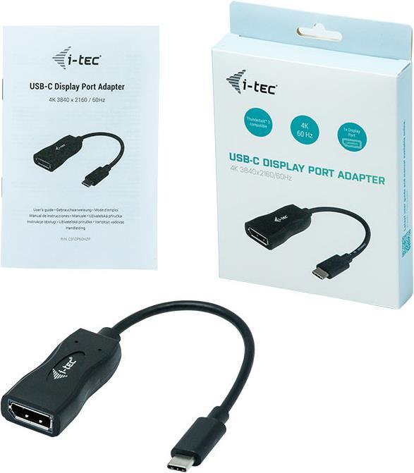 Actual product image i-tec USB-C to (DP, 15 cm)