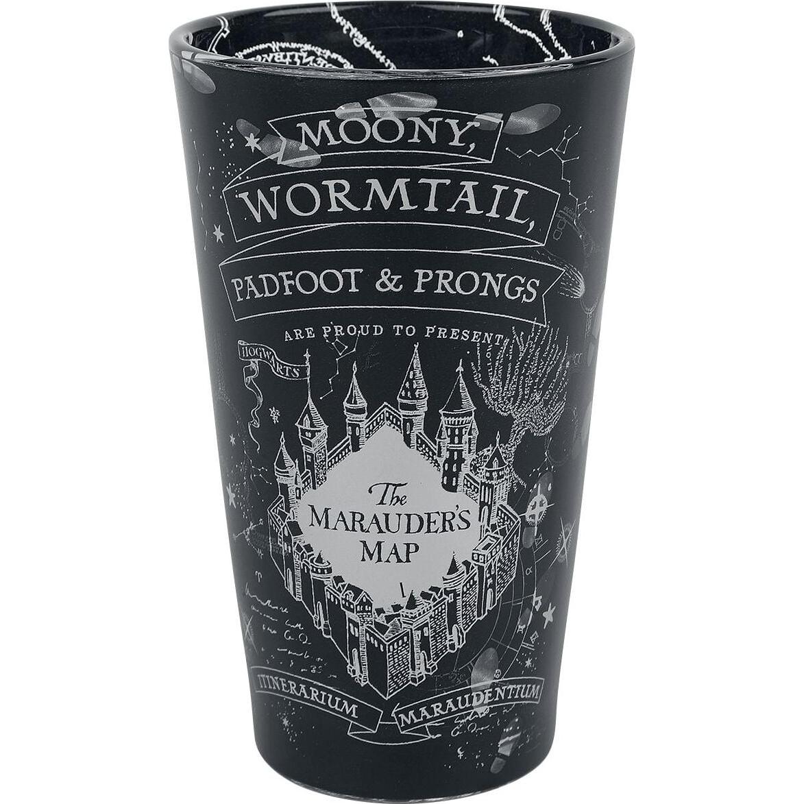 Abystyle Nero/Multicolore Harry Potter - Karte Des Rumtreibers, Bicchieri,