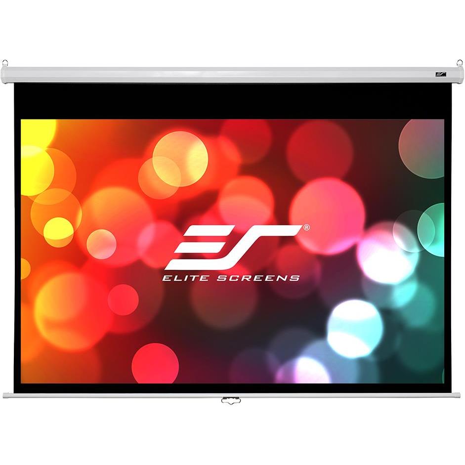 Elite Screens Manual (92", 16:9), Leinwand, Weiss