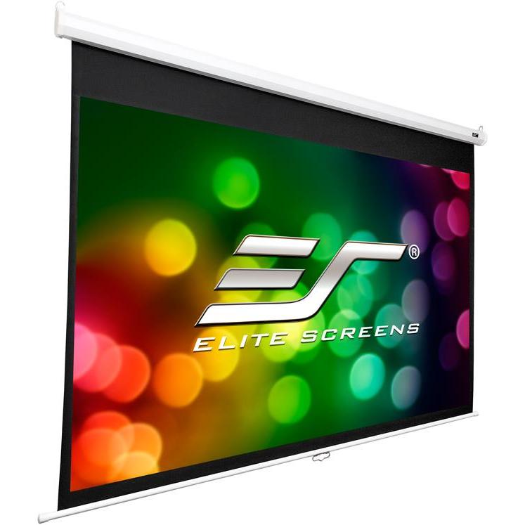Thumbnail - Elite Screens Manual (92", 16:9), Leinwand, Weiss