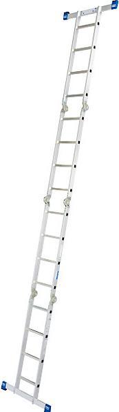 Actual product image Krause STABILO hinged multipurpose ladder, can be used as a lean to ladder or step (Single ladder, Stepladder, 575 cm)