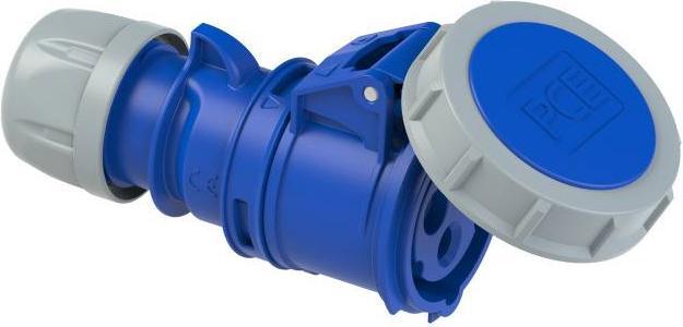 Actual product image PCE 2132-6 Coupling 16A 3p 6h IP67 SHARK