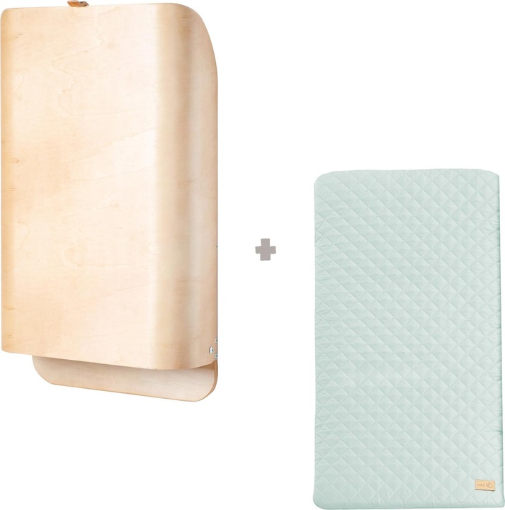 Image du produit Roba Étagère à langer murale avec matelas à langer