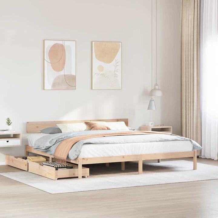 Actual product image vidaXL Bed (180 x 200 cm)