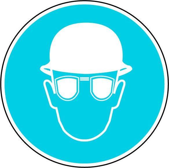 Actual product image Schubiger Voss safety helmet VisorLight sulphur yellow PE EN 397 10 helmets in a crate. (51 - 64 cm)