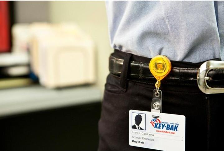 Actual product image Rieffel Key fob KB MBID YELLOW