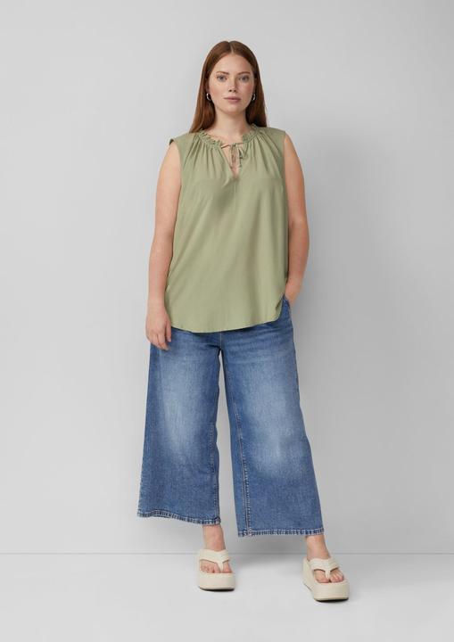 Immagine prodotto s.Oliver Bluse Blusentop mit Rüschenkragen (52)