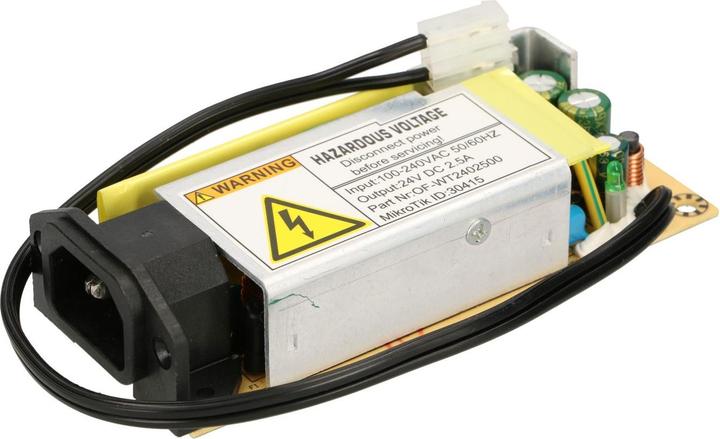 Actual product image MikroTik 24V2APOW - 24 V, 2.5 A internal power supply