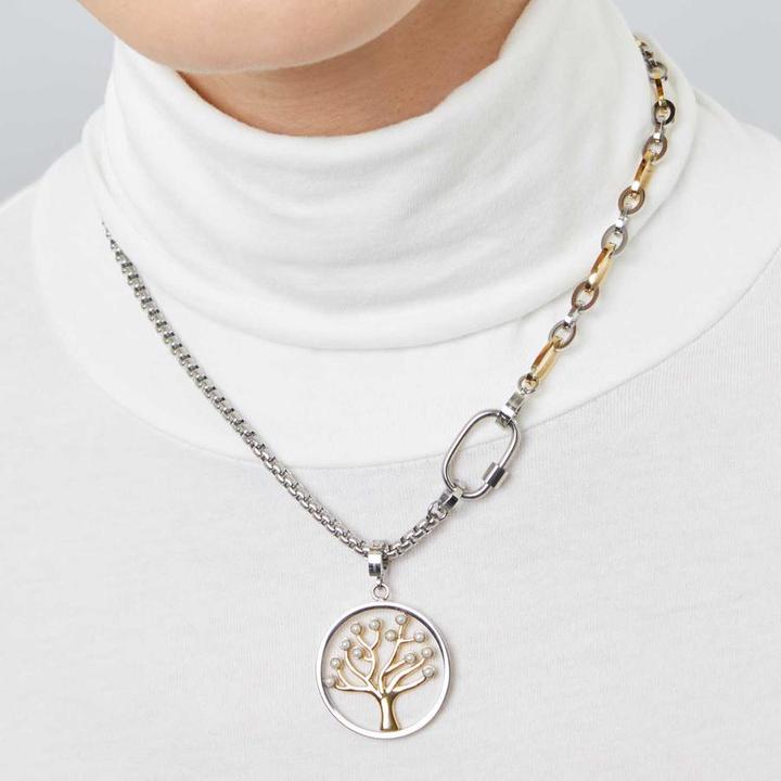 Immagine prodotto Leonardo Set di collane Pamela Clip&Mix in acciaio inossidabile (Acciaio inossidabile, 63 cm)