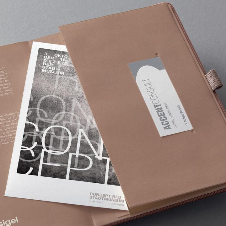 Produktbild Sigel Conceptum CO400 Notizbuch kariert Rosa Anzahl der Blätter: 97 DIN A5 hoch (Kariert, Harter Einband)