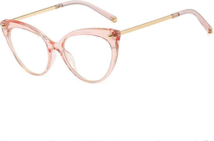 Immagine prodotto Techsuit - Anti-Blue Light Glasses Reflex TR90 (F93308) - Cat Eye - Clear Pink