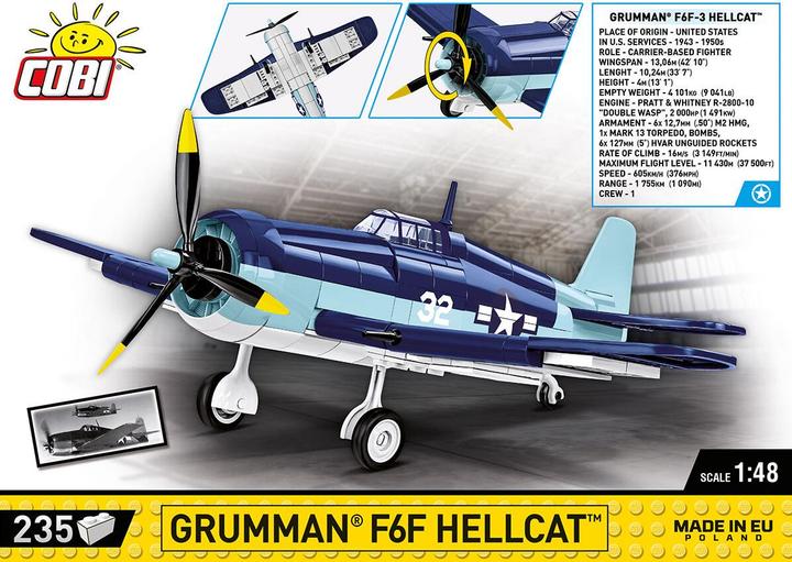Produktbild Cobi Grumman F6F Hellcat / 235 pcs.
