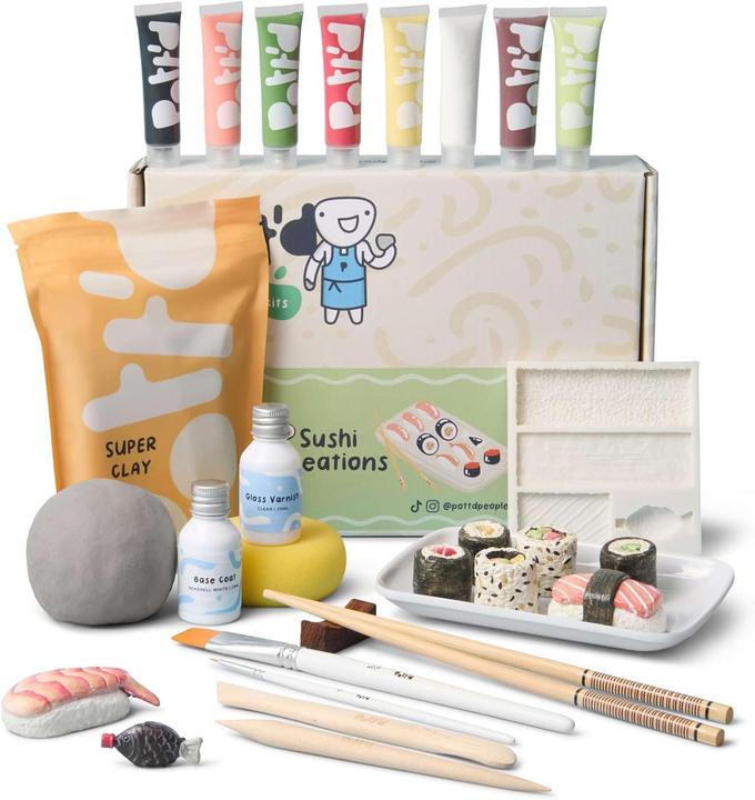 Pott'd Mini-Töpfer-Set Sushi-Kreationen