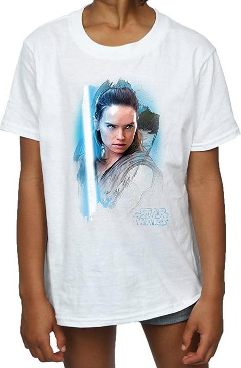 Actual product image Star Wars Girls Rey Brushed Cotton T-Shirt (140, 146)