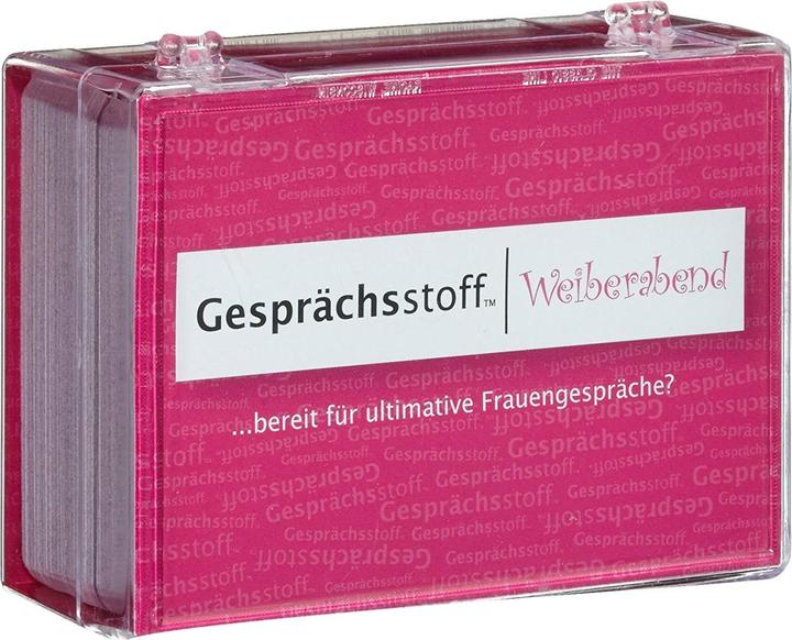 Produktbild Gesprächsstoff: Weiberabend (Deutsch)