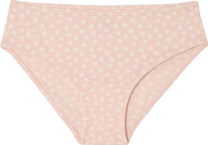 Produktbild Vertbaudet 7er-Pack Slips mit Herzmotiv, Bio-Baumwolle Mädchen BASIC (110, 7er Pack)
