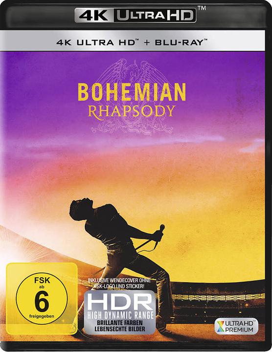 Produktbild Bohemian Rhapsody (4k Blu-ray, 2018, Deutsch, Spanisch, Französisch, Polnisch, Japanisch, Italienisch, Englisch)