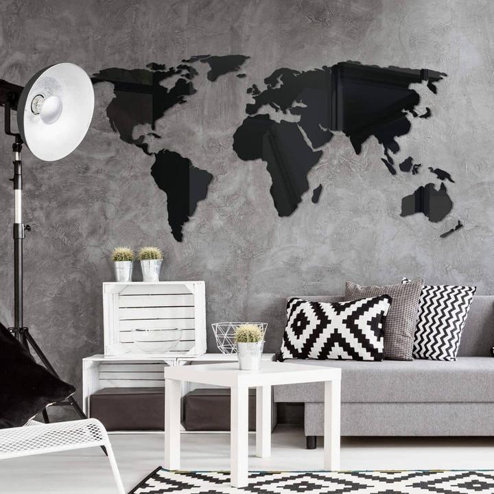 Produktbild Trenddeko Weltkarte (100 x 50 cm)