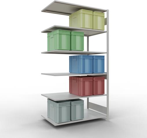 Actual product image Schulte Lagertechnik MULTIplus150 boltless bay system with length ledger