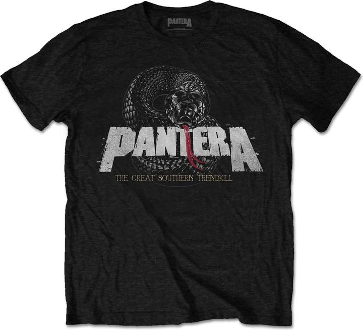 Image du produit Pantera T-shirt unisexe adulte Snake Cotton Logo (XL)