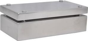 RS PRO Roestvrij staal Behuizing staal IP66, HxBxD 200 mm (Huisvesting)