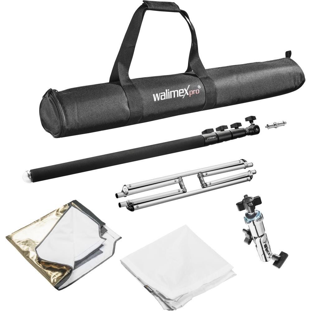 Thumbnail - Walimex 5in1 Diffusor Panel faltbar 60 Grip (Reflektor, 60 cm), Softbox + Reflektor