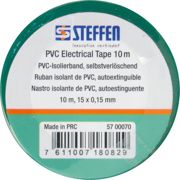 Actual product image Steffen Isolierband grün B 15mm H 0.15mm L 10m (15 mm)