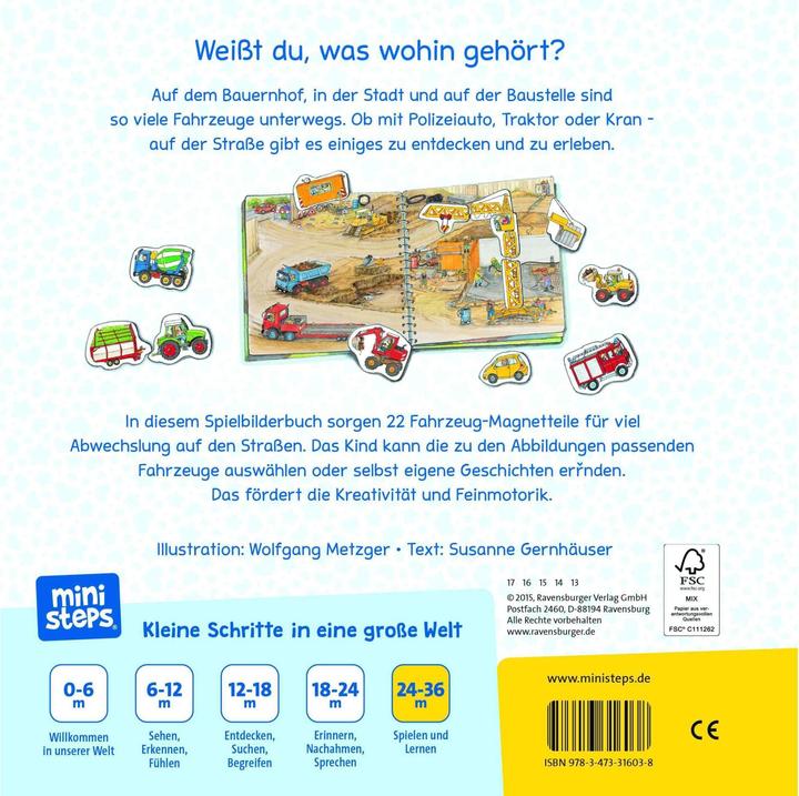 Produktbild Ravensburger Wer fährt wohin? (Deutsch, Wolfgang Metzger, Susanne Gernhäuser, 2016)