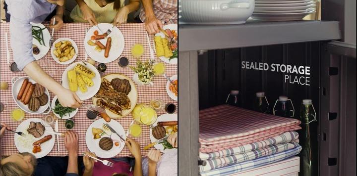 Produktbild Keter BBQ Beistelltisch Unity