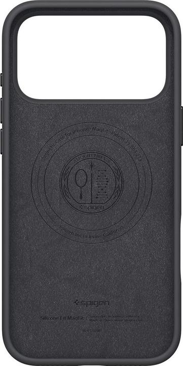 Actual product image Spigen - Silicone Fit MagSafe - iPhone 17 Pro Max - Black (Apple iPhone 17 Pro Max)