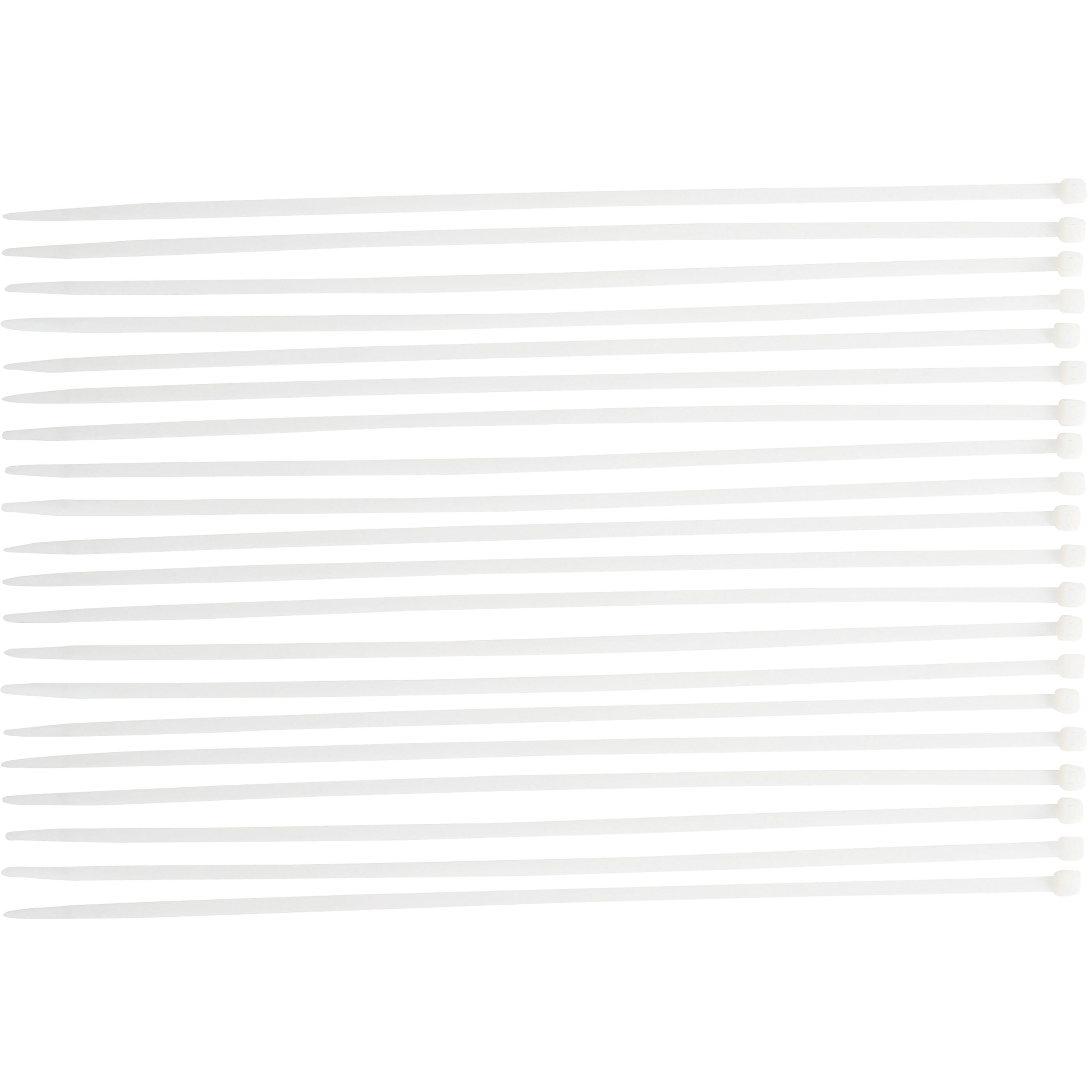 BGS, Kabelbinder, Kabelbinder-Sortiment weiss 8,0 x 600 mm 20-tlg. (600 mm, 20 Stk.)