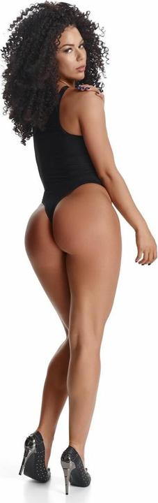 Actual product image Demoniq Body ouvert in black (L)