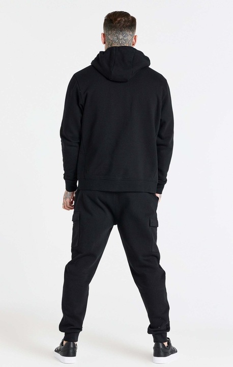 Produktbild Siksilk Kapuzenpullover Black Essential Zip Through Funnel Hoodie (XS)