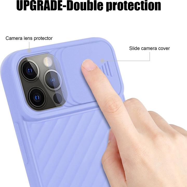 Produktbild Cadorabo TPU Cover mit Kamera Schutz (Apple iPhone 12 Pro Max)