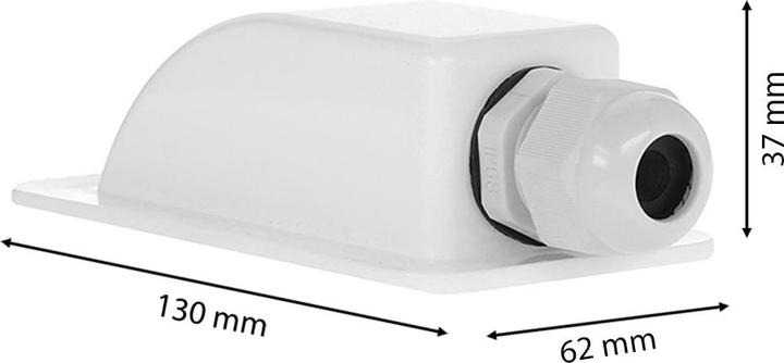 Actual product image Offgridtec © Roof bushing 1-fold white for cable diameter 3-12mm