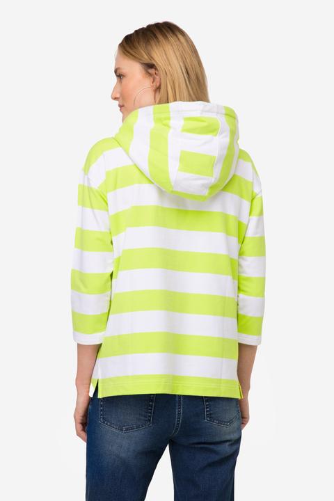 Immagine prodotto Laurasøn Hoodie, Blockstreifen, Kapuze, 3/4-Ärmel (L)