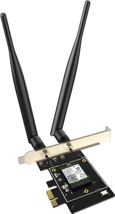 Actual product image Tenda E33 Network Card Built-in WLAN 2402 Mbit/s (Mini PCI Express)
