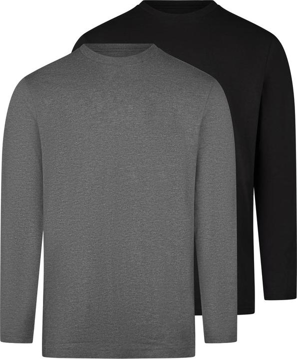 Produktbild Ragman 2er Pack Basic Langarmshirt (M)