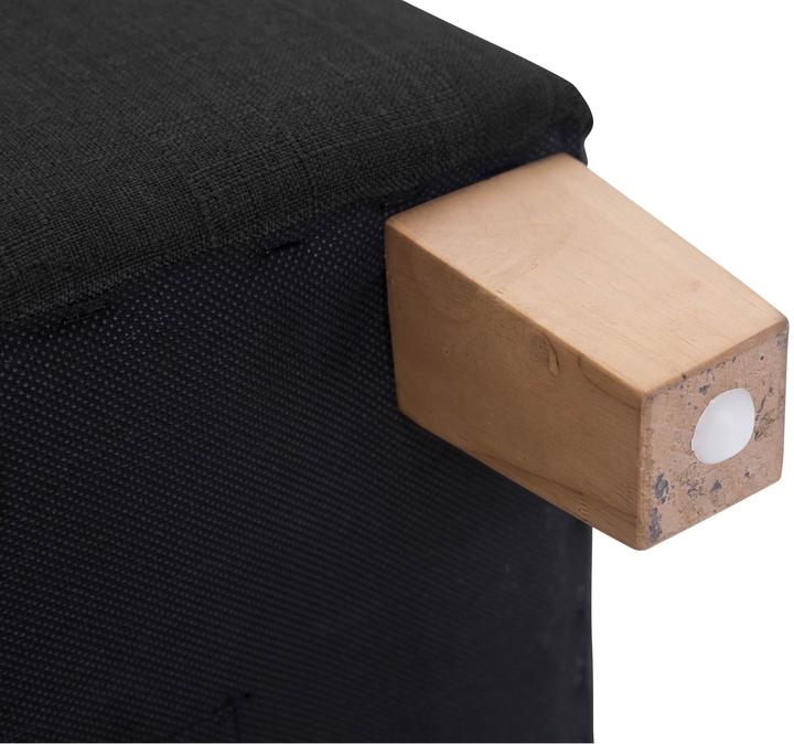 Produktbild CLP Sitzhocker Pharao, antik-hell, schwarz