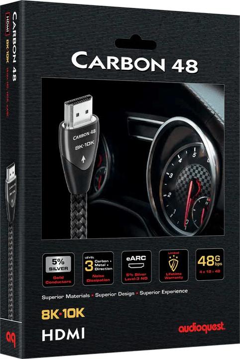 Produktbild Audioquest Carbon 48G HDMI Kabel - 0,6m (0.60 m)