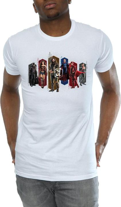 Produktbild Justice League Movie Team Hexagons TShirt (L)