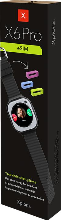 Actual product image Xplora X6 Pro eSIM - Black (Europe) (45 mm, 4G)