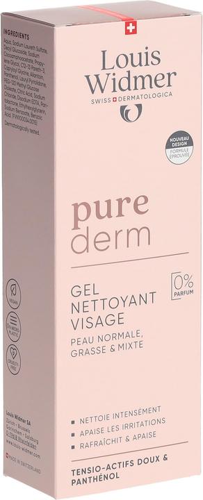 Actual product image Widmer Louis Purederm Waschgel ohne Parfum 125 ml (Cleansing gel, 125 ml)